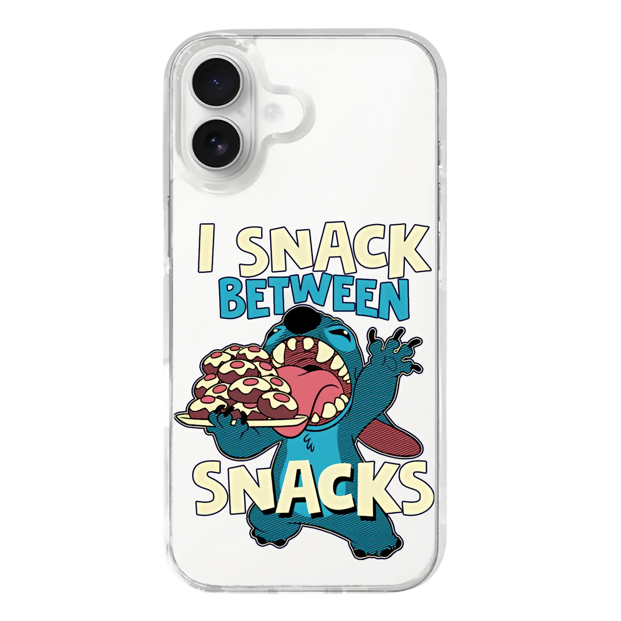 リロ＆スティッチ グッズ スティッチ - iPhone 17シリーズ 透明スマホケース – 薄型・耐衝撃・精密フィット保護カバー